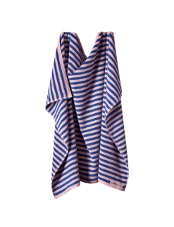 Naram towel - Dazzling blue & Rose fra Bongusta