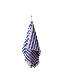 Naram towel - Dazzling blue & Rose fra Bongusta