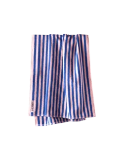 Naram towel - Dazzling blue & Rose fra Bongusta