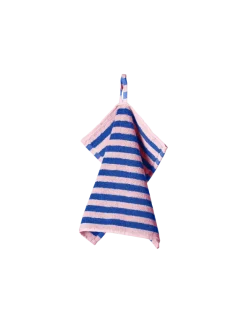 Naram towel - Dazzling blue & Rose fra Bongusta