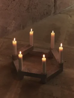 Newel Modular Candle Holder, lysestage sæt af 6 fra Ferm Living
