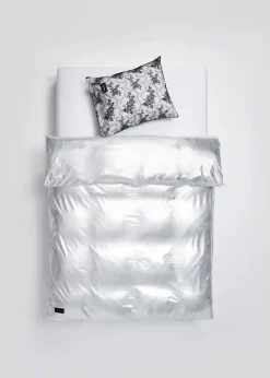 Nude Metallic Jersey Duvet Cover Single fra Magniberg