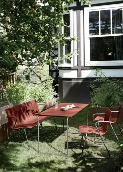 Ocean Bænk, burnt red fra Mater