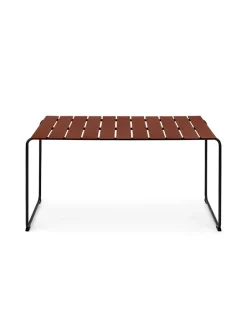 Ocean Havebord 140x70, burnt red fra Mater