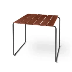 Ocean Havebord 70x70, burnt red fra Mater