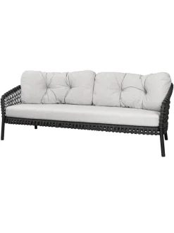 Ocean large 3-pers. Sofa, soft rope fra Cane-line