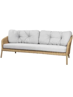 Ocean 3-pers. Sofa, flat weave fra Cane-line