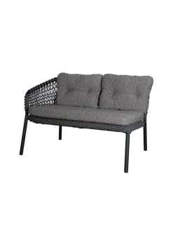 Ocean 2-pers. Sofa, højre modul, Soft Rope fra Cane-line