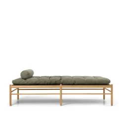 OW150 daybed eg olie, Terra-læder af Ole Wanscher