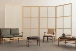 OW150 daybed eg olie, Terra-læder af Ole Wanscher