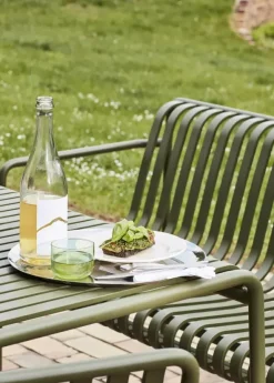 Palissade Dining Bench, olive fra Hay