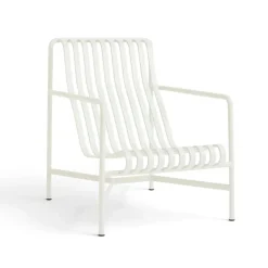 Palissade Lounge Chair High, cream white fra Hay