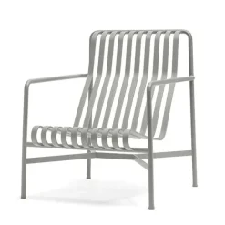 Palissade Lounge Chair High, sky grey fra Hay