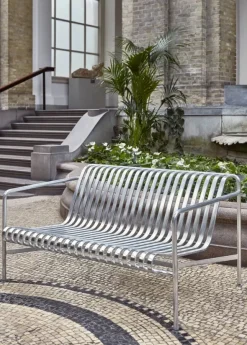 Palissade Lounge Sofa, hot galvanised fra Hay