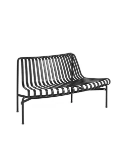 Palissade Park Dining Bench, out, antracit fra Hay