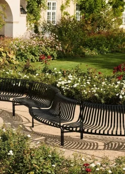 Palissade Park Dining Bench, out, antracit fra Hay