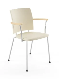 Panther armstol, creme læder fra Naver Collection