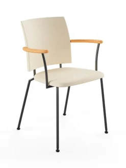 Panther armstol, creme læder fra Naver Collection
