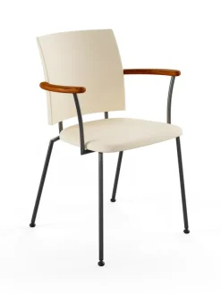 Panther armstol, creme læder fra Naver Collection