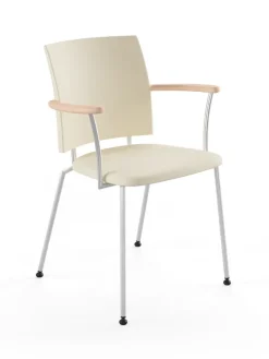 Panther armstol, creme læder fra Naver Collection
