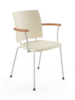 Panther armstol, creme læder fra Naver Collection