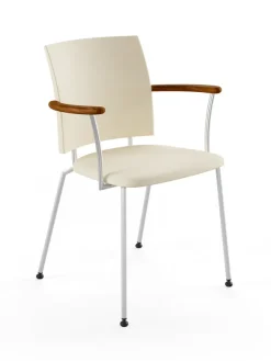Panther armstol, creme læder fra Naver Collection