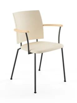 Panther armstol, creme læder fra Naver Collection