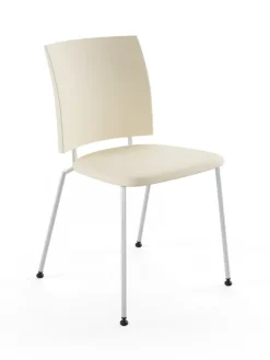 Panther stol, creme læder fra Naver Collection