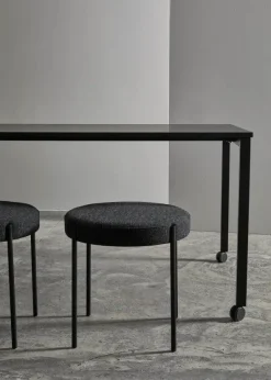 Panton Move spisebord, Black af Verner Panton