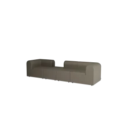 Paradigm 4-personers sofa med armlæn fra Montana