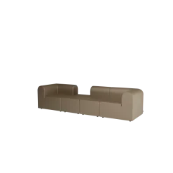 Paradigm 4-personers sofa med armlæn fra Montana