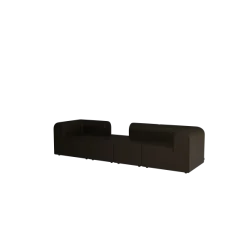 Paradigm 4-personers sofa med armlæn fra Montana