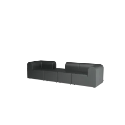 Paradigm 4-personers sofa med armlæn fra Montana