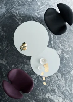 Piet Hein A223 Sofabord, Ø90 cm fra Fritz Hansen