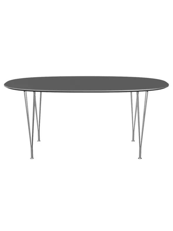 Piet Hein B616 Superellipse spisebord, 170 x 100 cm fra Fritz Hansen
