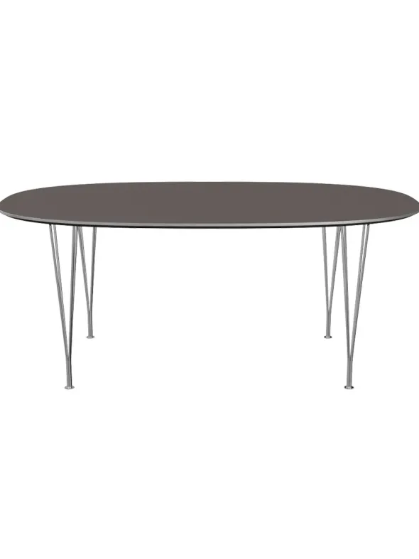 Piet Hein B613 Superellipse spisebord, 180 x 120 cm fra Fritz Hansen