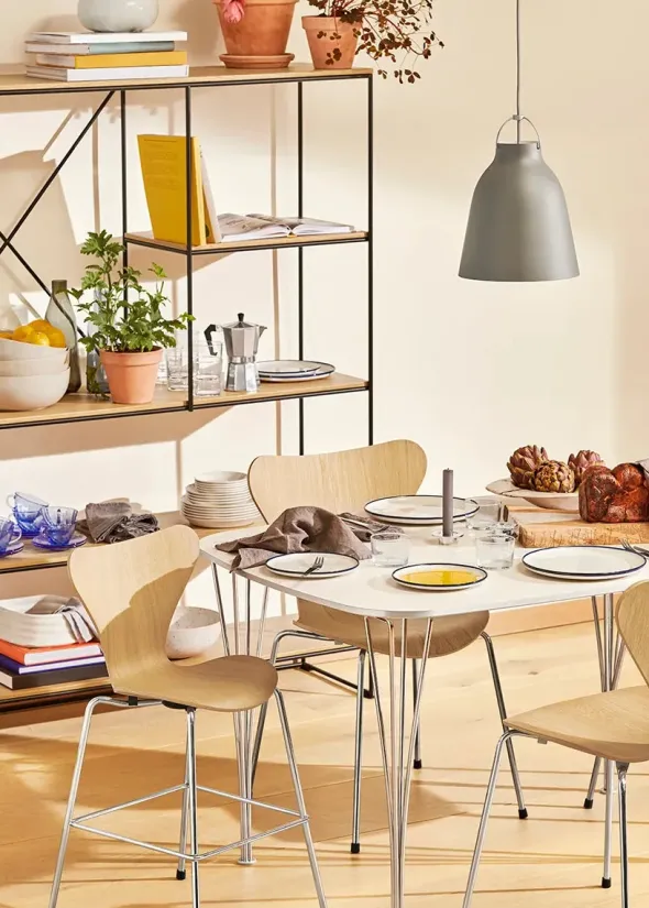 Piet Hein B612 Superellipse spisebord, 150 x 100 cm fra Fritz Hansen