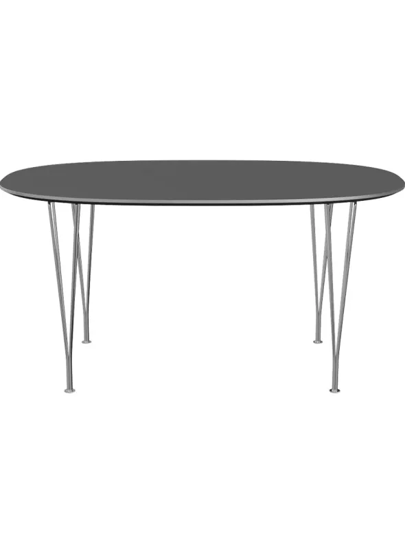 Piet Hein B612 Superellipse spisebord, 150 x 100 cm fra Fritz Hansen