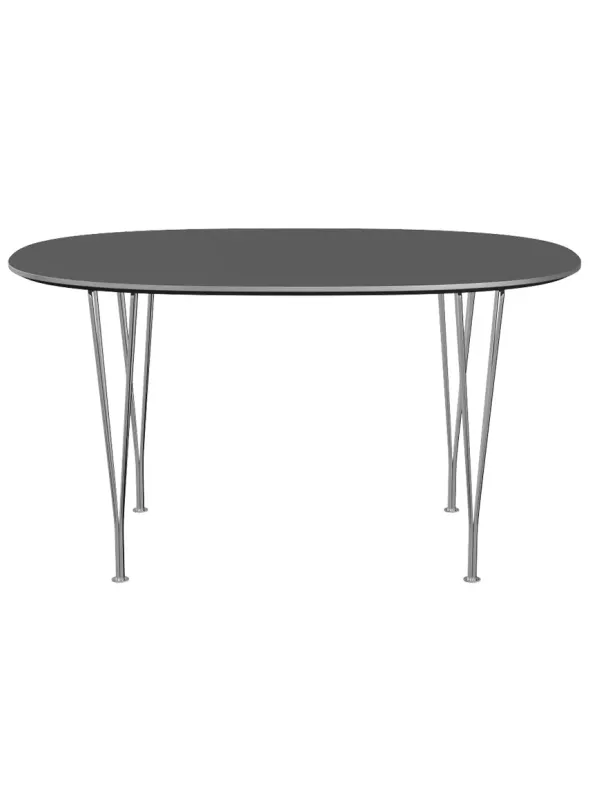 Piet Hein B611 Superellipse spisebord, 135 x 90 cm fra Fritz Hansen