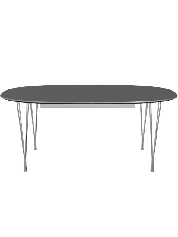 Piet Hein B619 Superellipse udtræksbord, 180/300 x 120 cm fra Fritz Hansen