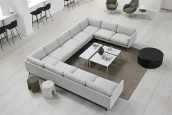 Piloti Bord, hvid carrara fra Fredericia Furniture