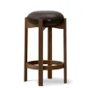 Pioneer Bar Stool, smoked oak/primo 86 fra Fredericia Furniture
