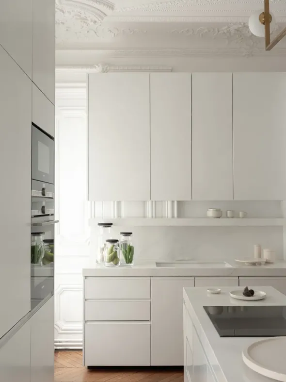 Pisu 09 Plate 2 pcs, vanilla white fra Louise Roe