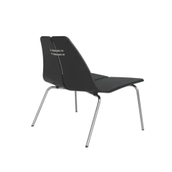 PK23 forsidepolstret, Black af Poul Kjærholm