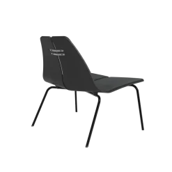 PK23 forsidepolstret, Black af Poul Kjærholm
