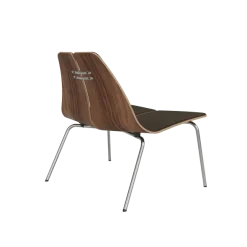 PK23 forsidepolstret, Walnut af Poul Kjærholm