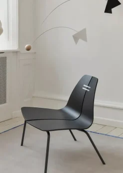 PK23 Lounge Chair, black/black af Poul Kjærholm