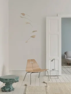 PK23 Lounge Chair, oak/steel af Poul Kjærholm