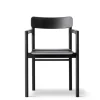 Post Spisebordsstol, eg sort lak fra Fredericia Furniture