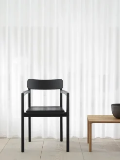 Post Spisebordsstol, eg sort lak fra Fredericia Furniture